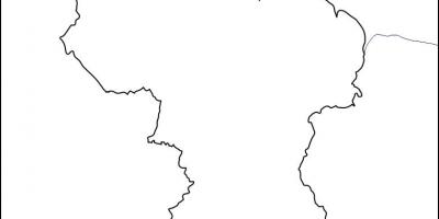 Mapa em branco da Guiana